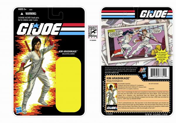 SDCC 2012: Official Hasbro Product Images - Transformers Event: SDCC Kim Arashikage Variant Pkg